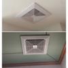 Durable Plastic Grille Air Outlet White Ventilator Cover Ventilation Hood Square Ceiling Vent Ventilation Systems