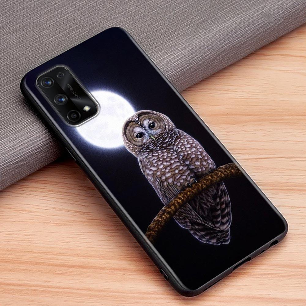 Cute Baby Owl Animal For Realme 10 Case Cover Realme 6 7 8 9 10 11 Pro Plus 8i C20 C21 C21Y C33 C35 C53 C55 Soft Silicone Cases