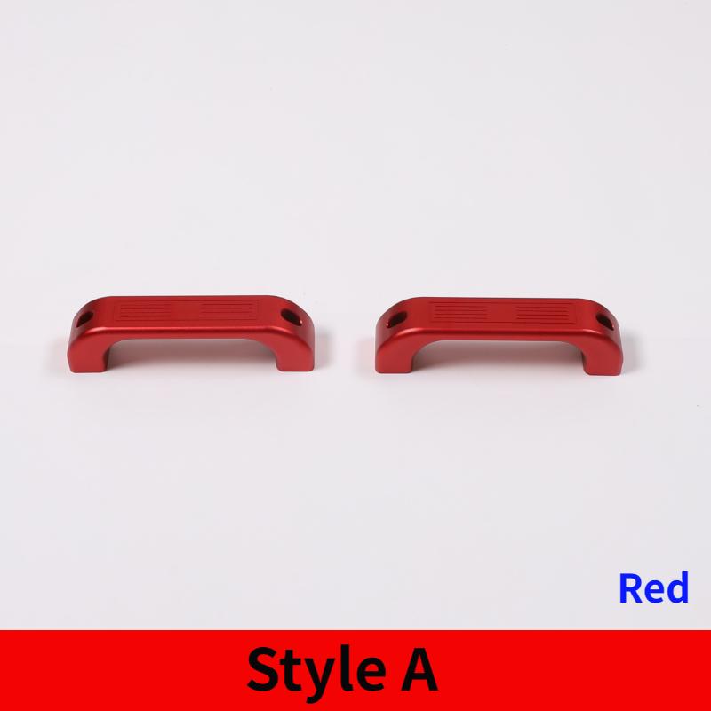 For Land Rover Defender 90 110 130 2014-2018 Aluminum Alloy Black Car Door Handle Trim Interior Car Accessories