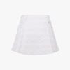 FAIRLIAR GOLF Pattern High-Waisted Skirt (Beige)
