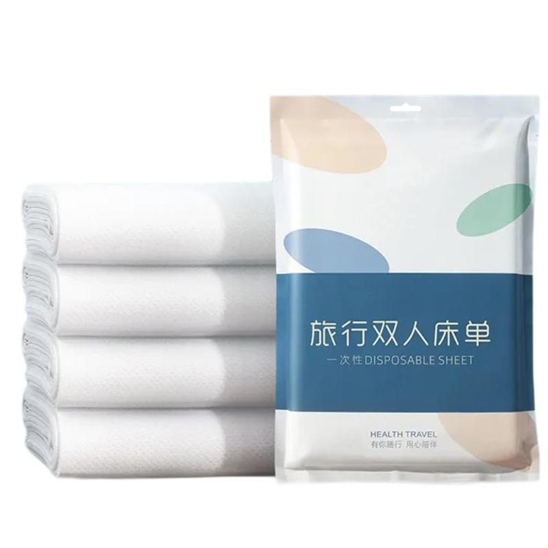 Hygienic Bedding Sheet, Duvet Cover, Pillowcase Set  Breathable, Dust Resistant for Hotels and Guesthouses