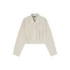LAP Hem Tuck Crop Shirt Blouse Aq1Wbm69