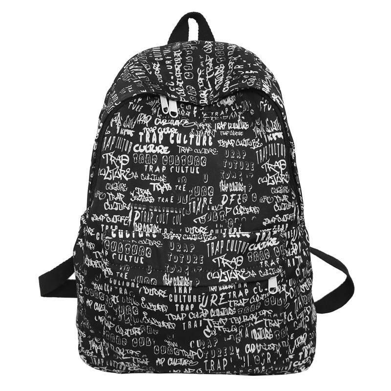 

Женский школьный рюкзак с буквенным принтом, студенческий рюкзак большого объема