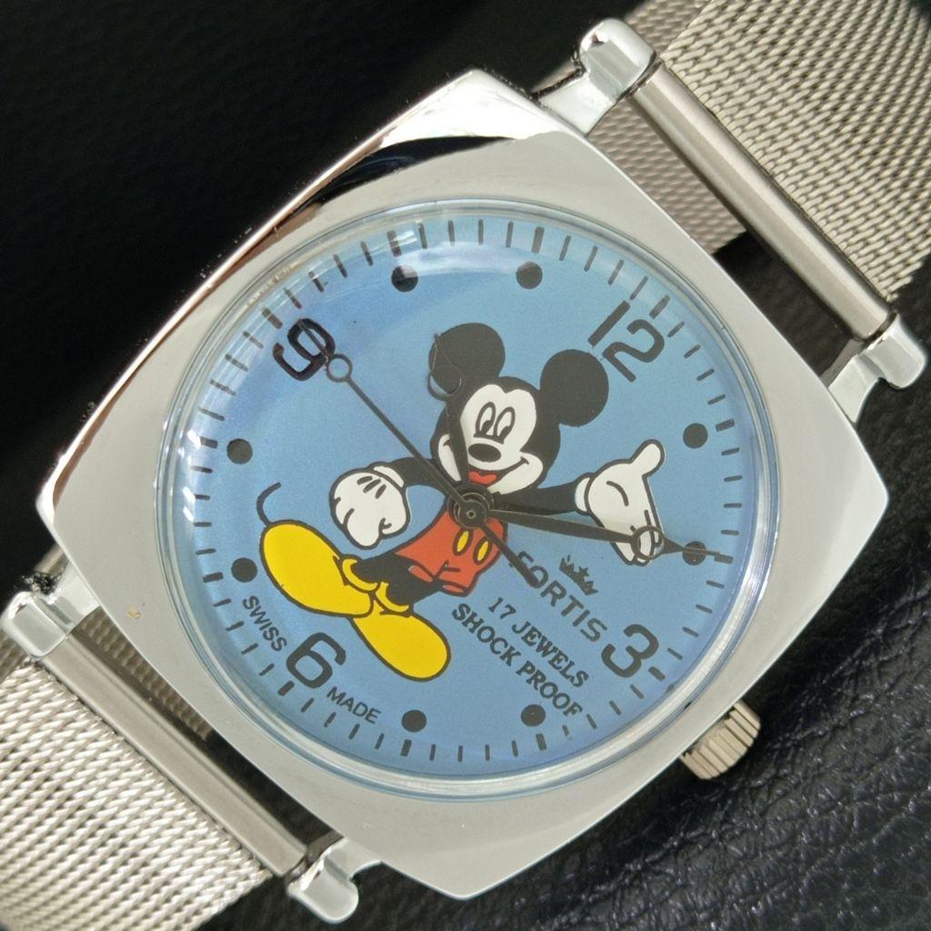 

HAND-WINDING VINTAGE SWISS MENS REFURBISHED BLUE COLOR DIAL WATCH a707290-1