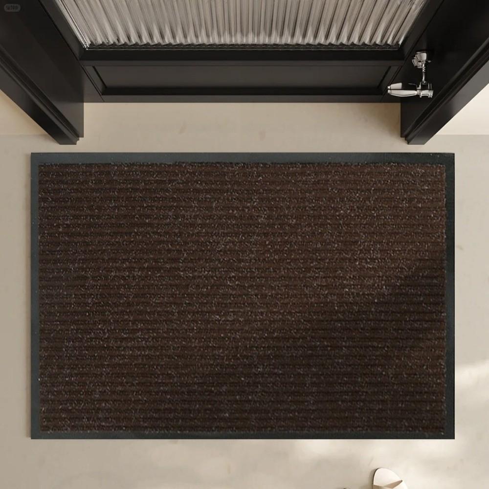 

Супервпитывающий Нескользящий Дверной Коврик Резиновый Моющийся Дверной Коврик Новый Коврик для Прихожей Входная Дверь коричневый