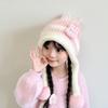 Baby Pullover Hat Cartoon Cute Woolen Hat Hat Wool Men and Women In Winter Thickened and Cute Fluff Children's Care