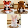 Adorable Forest Animal Plush Toy Rabbit Soft Stuffed Bunny Doll Perfect Gift For Girls
