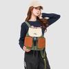 Color Block Student Schoolbag Men's Backpack Women's Large Capacity Multi-Pocket Backpack