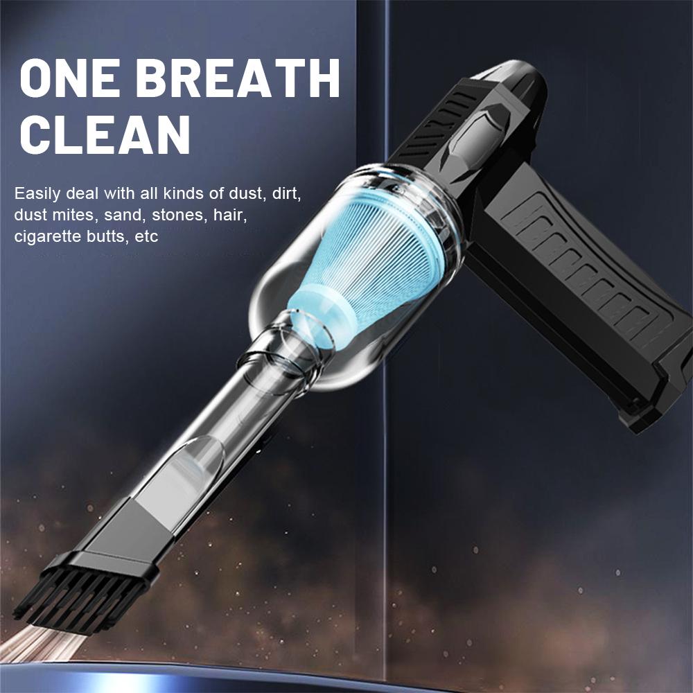New 500000RPM Violent Fan Powerful Air Blower Vacuum Dust Cleaner Type-C Charging Winds 58m/s Brushless Turbo Jet Blower Dryer