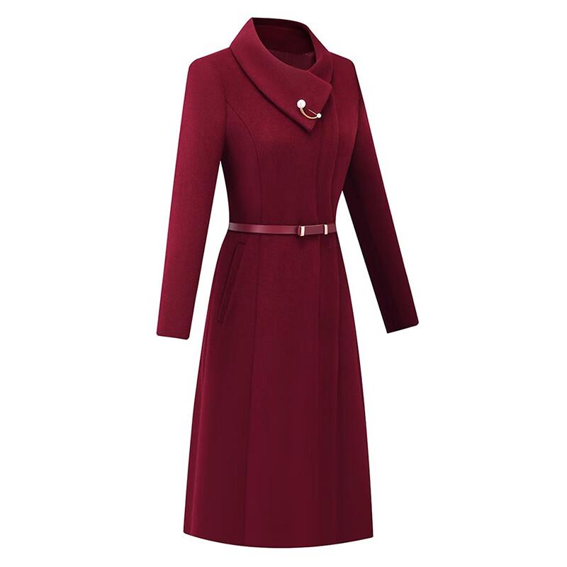 Women's Elegant Wool Blend Winter Formal Coat