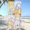 Cute Cartoon Chick Beach Towel Patterned Sunscreen And Windproof Suitable For Swimming Pool Camping Travel