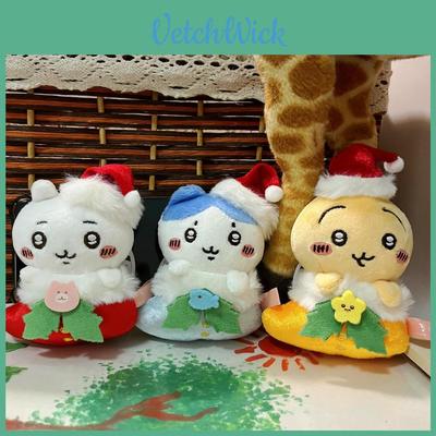 Christmas Socks Plush Keychain With Chiikawa Hachiware Anime Characters For Girls Gift