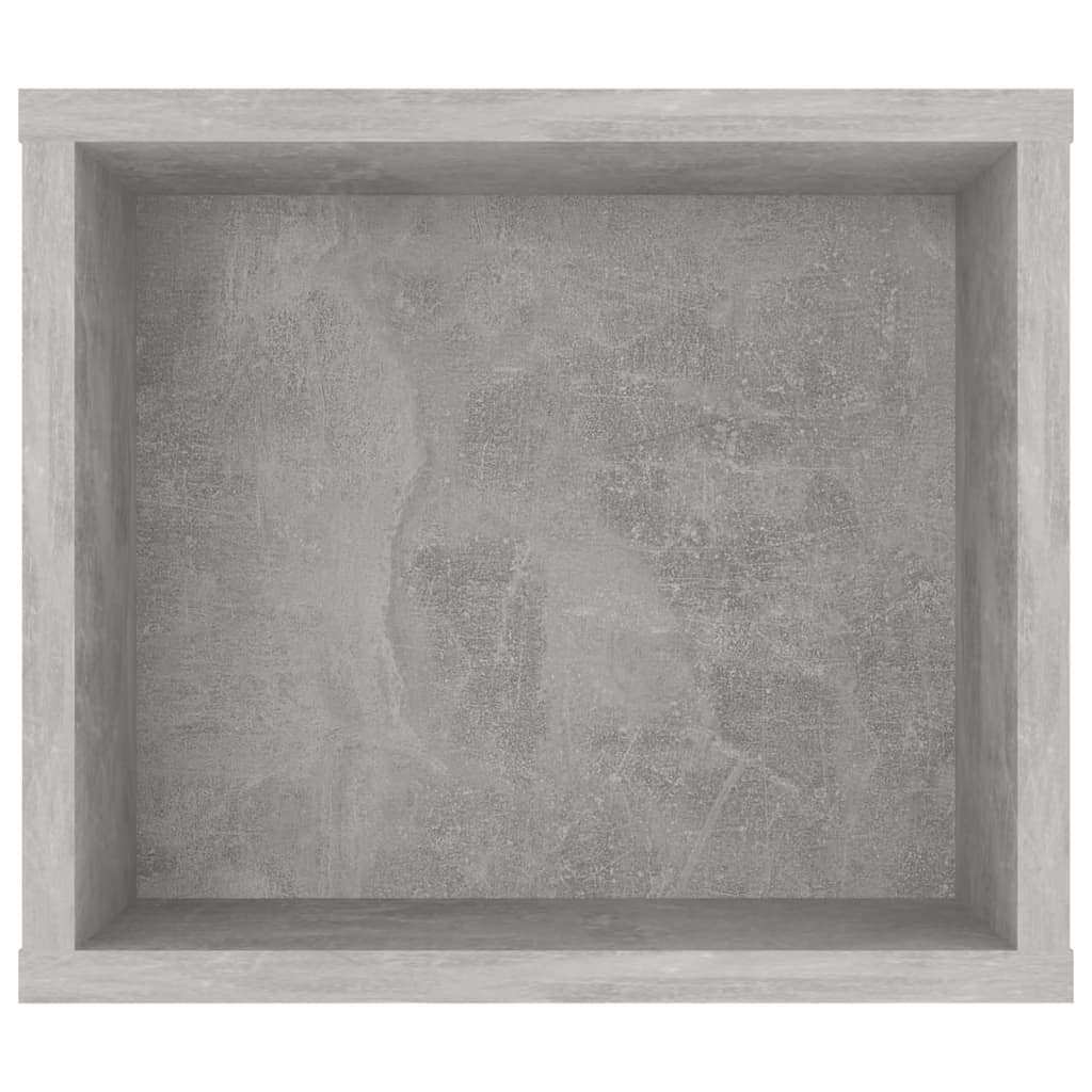 Wall Mounted TV Cabinet Concrete Grey 100 x 30 x 26.5 cm Engineered Wood