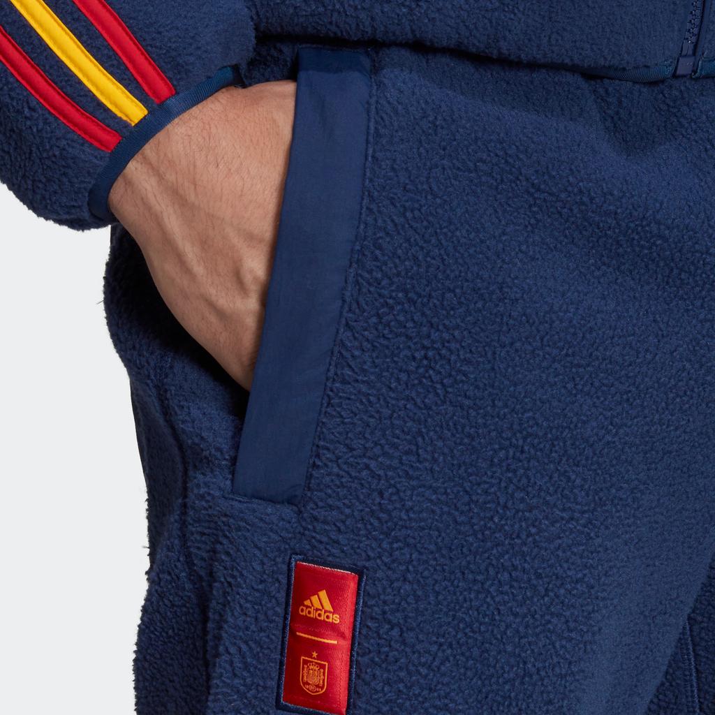 adidas Logo Elastic Waist Drawstring Straight-Leg Sweatpants Men Bottoms Blue HE8918