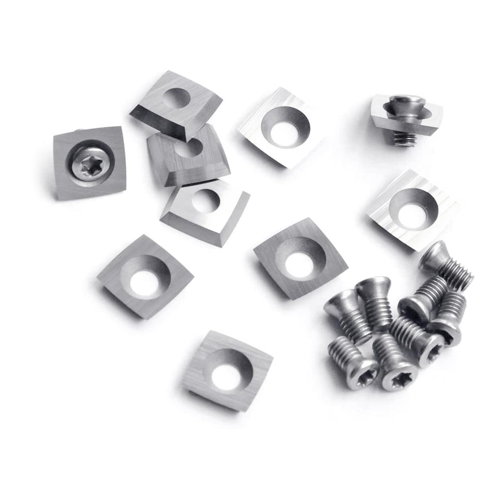 11mm Square Carbide Steel Cutter Inserts Knives for Woodworking Planer Insert Cutter Perfect for General Purpose