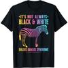 Ehlers Danlos Syndrome Black And White EDS Zebra T-Shirt