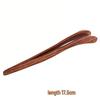 High-Temp Resistant Bamboo Tea Tongs - Portable Travel Tea Set Tweezers & Anti-Scald Cup Clips