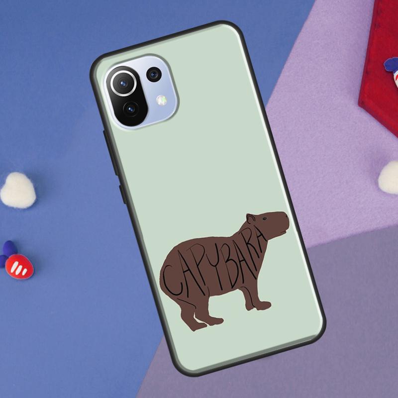 

Capybara lovely animal Cover For Xiaomi 13 14 Ultra 11T 12T 13T 14T Pro POCO X7 Pro X3 X5 F3 F5 F6 M6 X6 Pro Case POCO F6 Pro