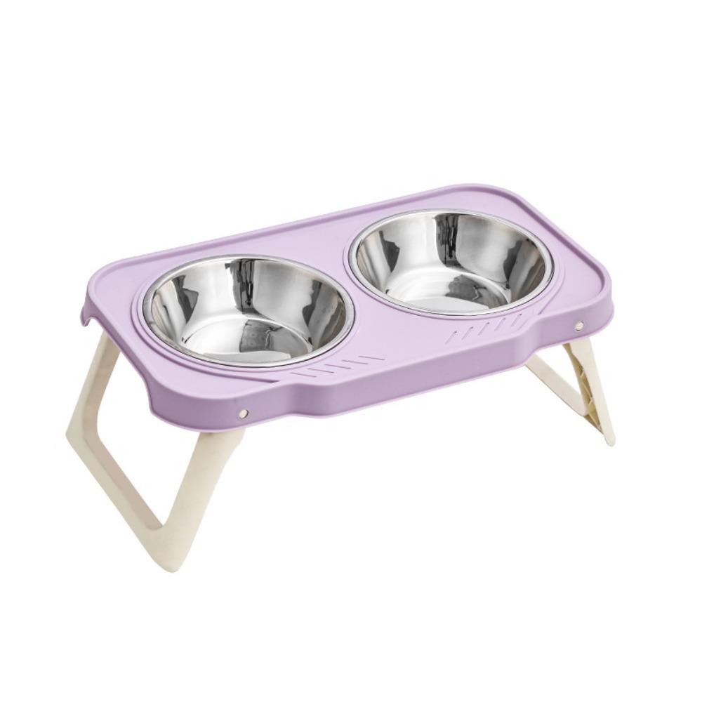 Anti-flip Pet High Footed Bowl Non-Slip Elevated Pet Feeder Bowl  Pet Supplies