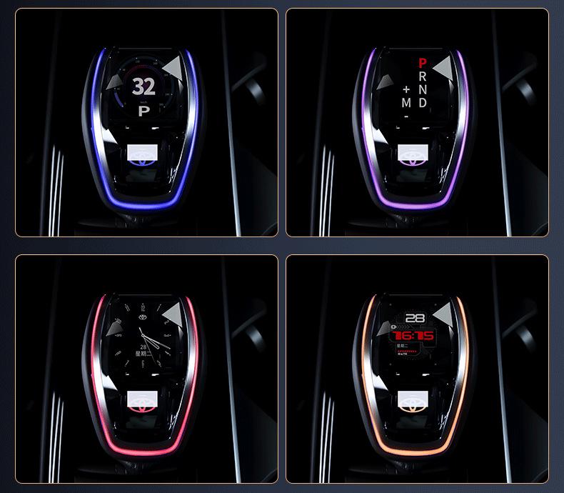 Αποκλειστικό Κρυστάλλινο Κουμπί Λεβιέ Ταχυτήτων Toyota με Φώτα LED και Οκτώ Λειτουργίες Εμφάνισης