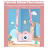 Kids Selfie Camera Christmas Birthday Gifts Girls Age 3-9 20MP Digital Cat Kitty Cameras Toddler Portable Toy 3- 8 Year Old Girl 32GB SDCard