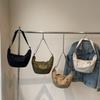 Large Capacity Nylon Dumpling Bag Japanese Style Sports Shoulder Bag Fashion Underarm Bag  Outdoor