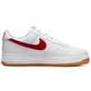 Nike Air Force 1 Low Color of the Month - White University Red Unisex Sneakers Gum-Yellow DJ3911-102