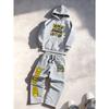 Autumn and Winter Casual Sports Two Piece Set, Hooded Top Paired with Wide Leg Pants, Comfortable and Breathable Suitable for Daily Travel