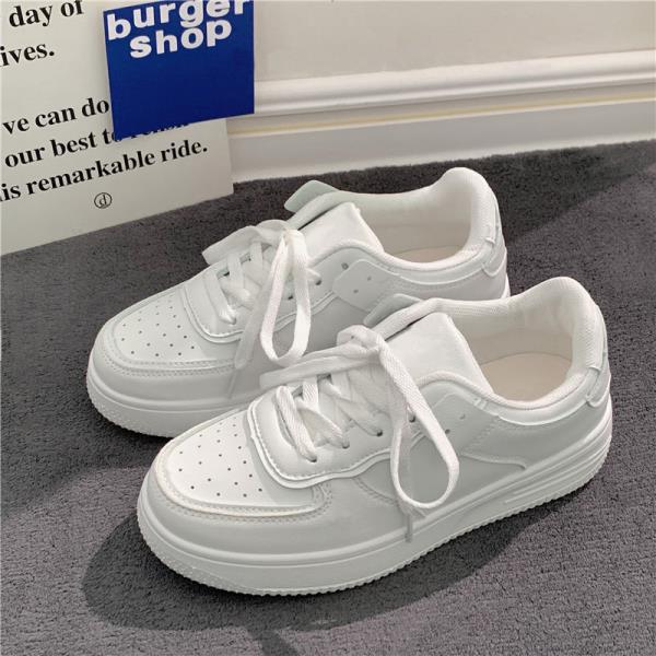 

Fashion Women Round Toe All-Match Korean Shoes Casual Female Sneakers Clogs Platform Autumn Cross New 2025 Creepers Summer Fall Retro 35