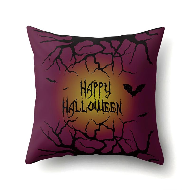 Halloween Pillowcase Car Waist Pillow Pumpkin Sofa Cushion Cover Office Home Living Room Pillowcase