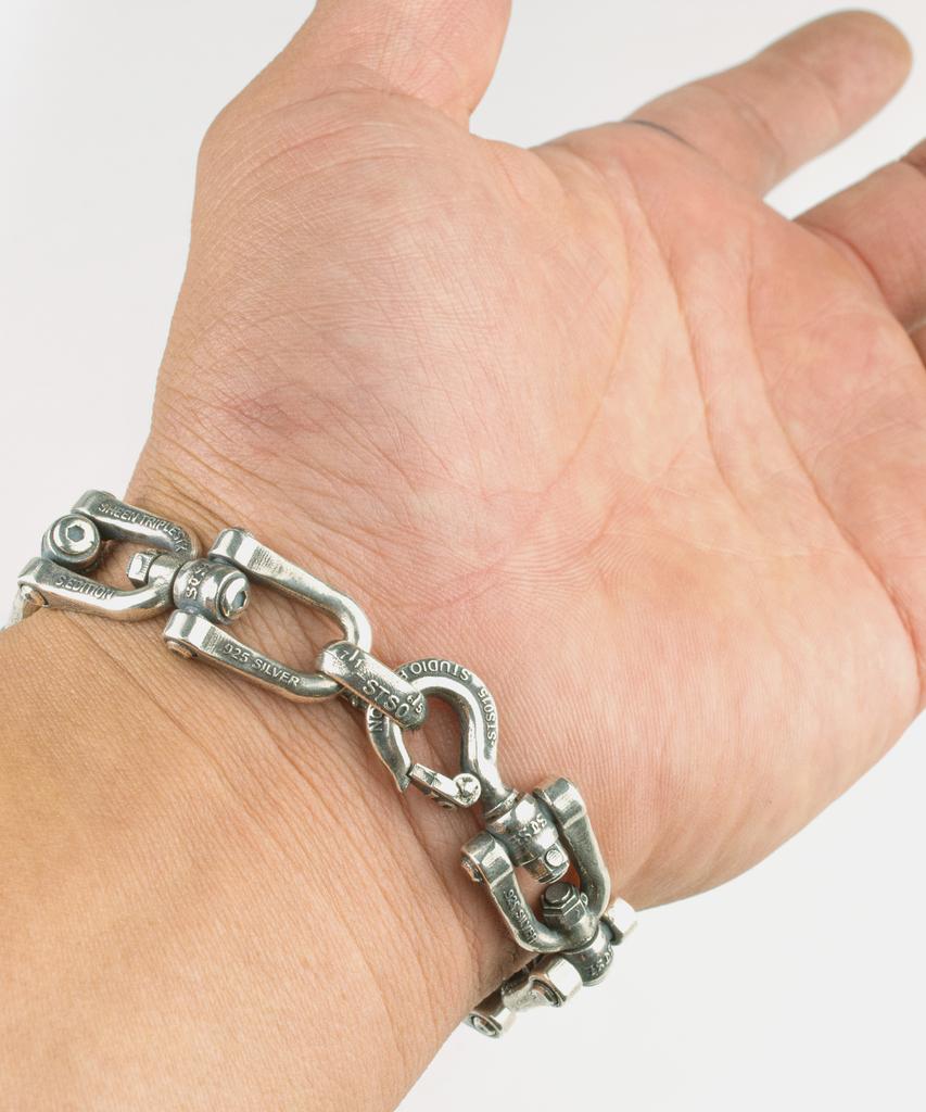 Sheen666 Industrial Series Sts020 Shackle Link Bracelet Small