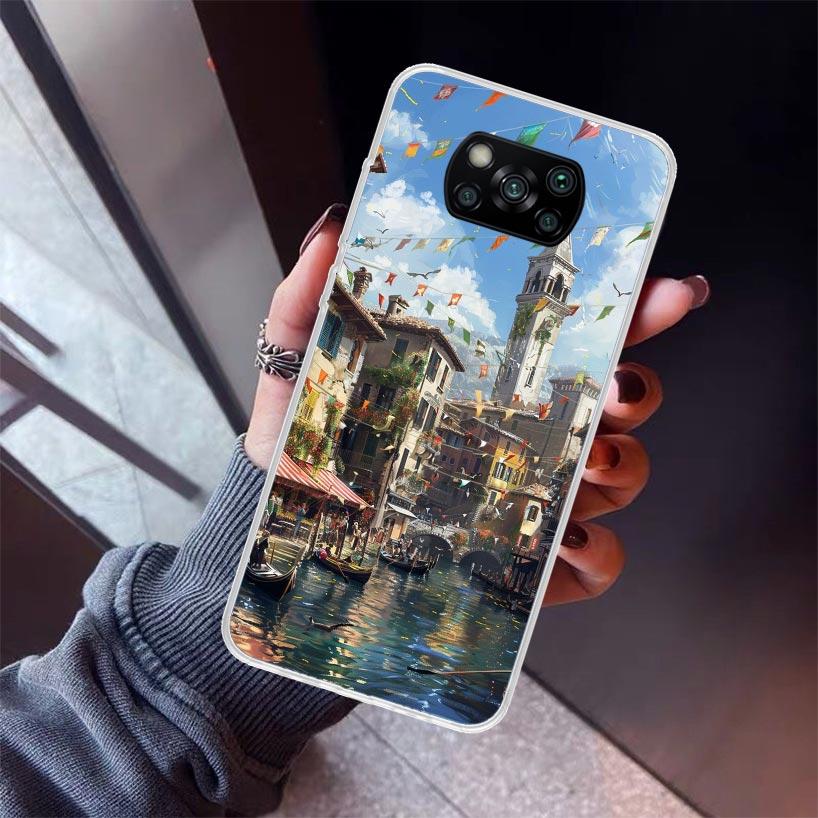 Italy Flag Phone Case For Xiaomi Poco X5 X6 X7 Pro F7 Ultra M7 Redmi 15C 15 13C 13 12C 12 10 10C 10A 9 9C 9T 9A Cover Poco X3 X5