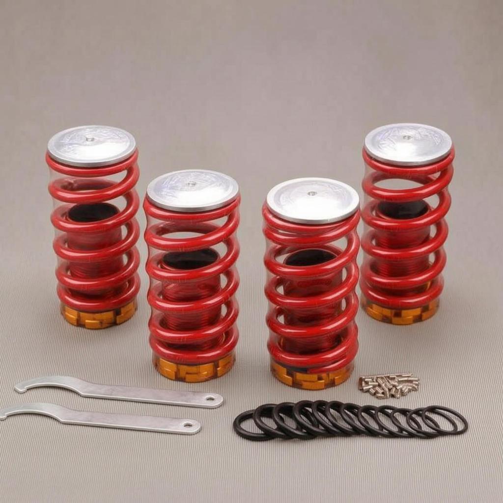 4 Pieces Damping Spring Kit Adjustable Springs Performance for Tuner Drivers