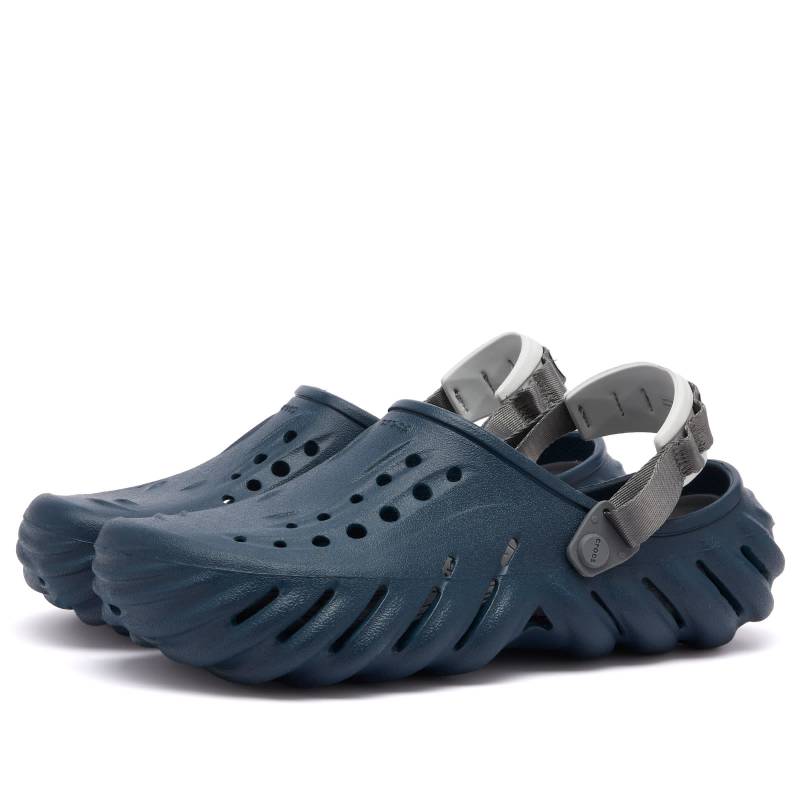 Crocs Eva Fashion Comfortable Clogs Unisex Footwear Dark-Blue 207937-48I