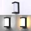 ALLUCK Entryway Light, Motion Sensor, Simple Black, Wall Light, Wall-Mounted Light, Gatepost Light, Light Sensor, Sealed, Waterproof, Rainproof,