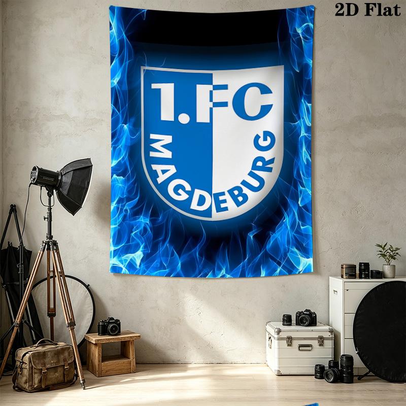 1 Fc Magdeburg Wall Tapestry Aesthetic Wall Hanging Printed Fabric Blanket Decorative Tapestries For Bedroom Living Room Home Decor