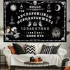 Halloween Gotisk Grunge Rumsdekor,Dödskalletapet för Sovrum,Goth Heksig Mörk Estetik Heminredning,Litet Skelett Vintage Svart