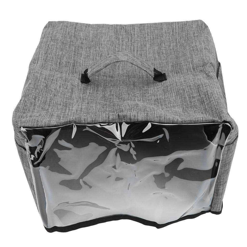 Toaster Cover with Base Waterproof Oxford Cloth Small Appliance Dust Cover with Transparent Front Panel