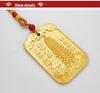 Kui Xing and Big Dipper Hanging Scroll: Grand Vision Fish Leaping Over Dragon Gate Alloy Pendant - Taoist Wen Chang Hanging Ornament Gift
