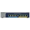 Netgear ms108tup - switch ethernet manageable 230w 8 ports 2.5gbps dont 4 poe++ 4 poe+ - rackable