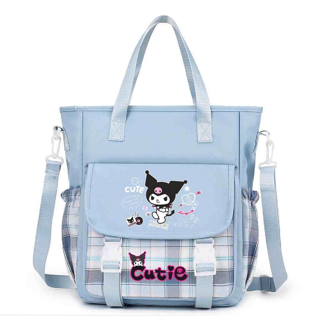Crossbody Bag Student Class Book Holder Extra Large Bag Shoulder Make-Up Bag Cute Cartoon Printed Crossbody Bag