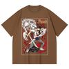 230 Gsm 100% Cotton Jujutsu Kaisen V65 Yuta Print Unisex Heavy Cotton T Shirt