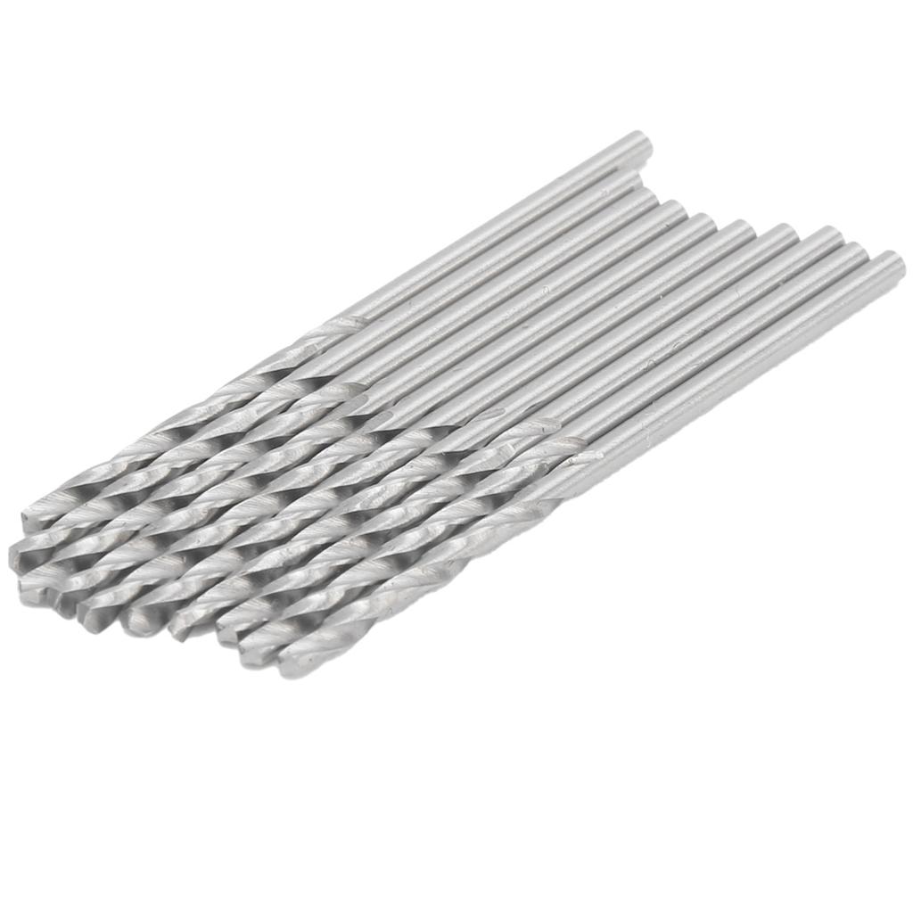 10pcs Straight Shank Twist Drill Bit Bead Punch Drill Bits Accessory Parts Set 1.9mm