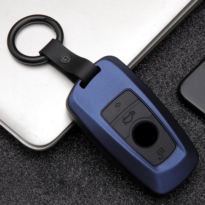 Carbon Fiber Car Key Fob Case Skin Cover For Bmw 3 4 5 Series 320I 530I 550I F20 F21 F30 F31 F25 F01 F02 Car Key Case