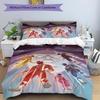 3-teiliges Bettbezug-Set (1 * Bettbezug + 2 * Kissenbezug, ohne Kern),Mighty Morphin Power Rangers Druck Bettwäsche Set, Schlafzimmer Dekoration, Ganzjahres, Geburtstag
