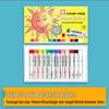 Washable Japan Sakura Oil Pastels: No-Mess Crayons for Kids & Students