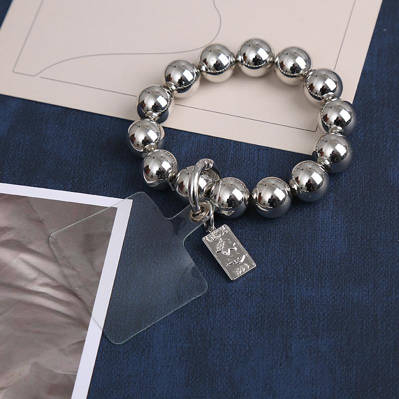 

Красочная цепочка из бисера Love для iPhone, браслет против потери, чехол для мобильного телефона Samsung, ремешок для запястья, брелок для ключей в машину, милый телефонный шарм