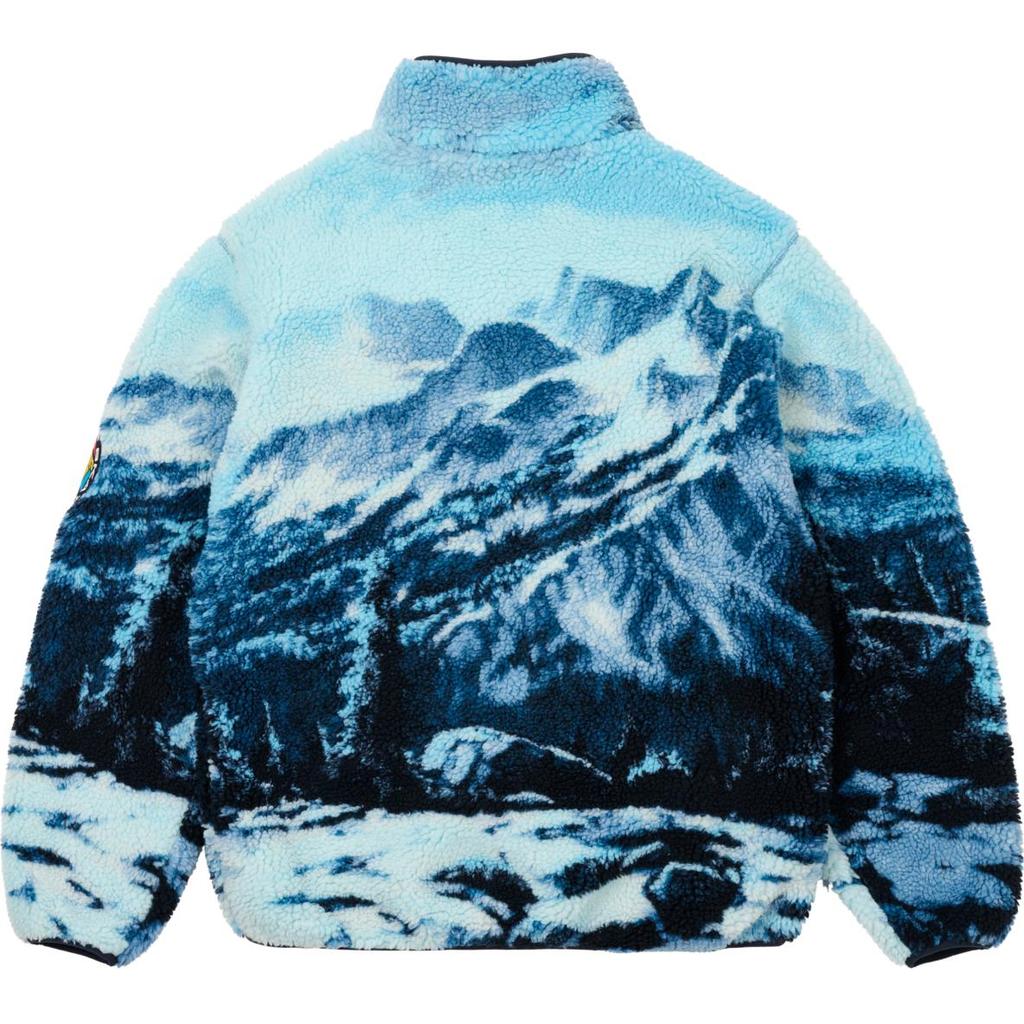 Palace Appalachian Funnel Fleece Palaska Blue Unisex Outerwear P27JK118