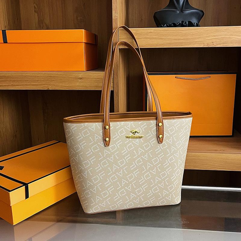 Hochwertige Pendlertasche, bedruckte leichte Luxus-Großraumtasche Damen 2026 neue Herbstmode Umhängetasche