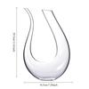 1500ML Big Decanter Handmade Crystal Red Wine Brandy Champagne Glasses Decanter Bottle Jug Pourer Aerator For Family Bar